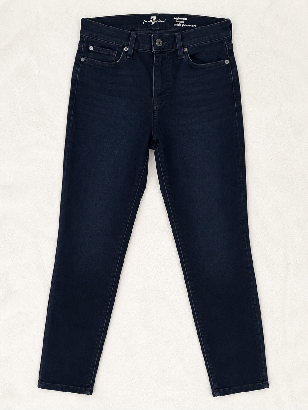 7 For All Mankind Gwenevere High Waist Ankle Skinny Jeans Women’s Size 30